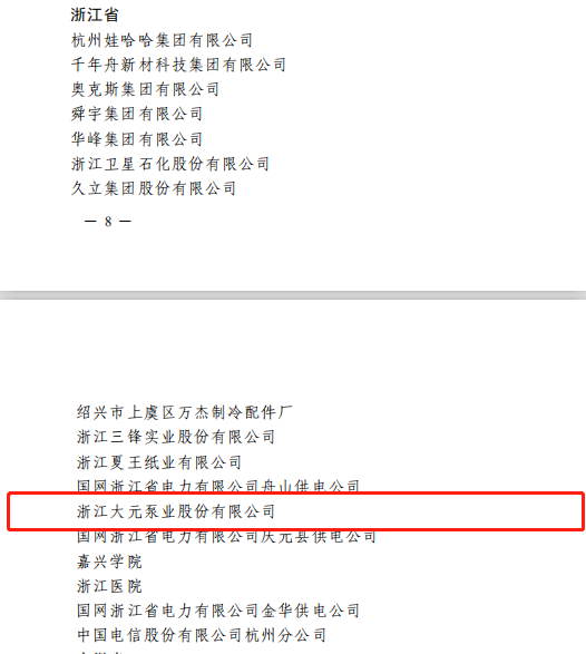 开元官方泵业全国厂务公开民主管理先进单位”